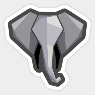 Abstract elephant Sticker